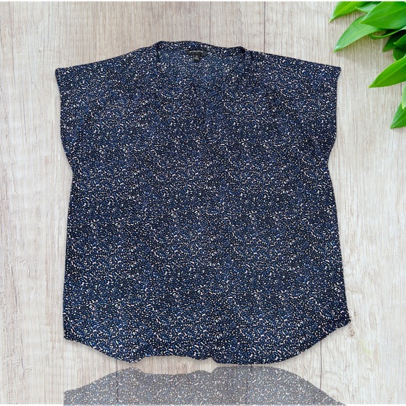 BANANA REPUBLIC DOLMAN PRINT SLEEVE TOP SZ M - Picture 5 of 5